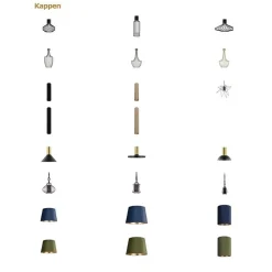 Straluma Hanglamp zwart Spin met 6 snoeren><noscript><img width=