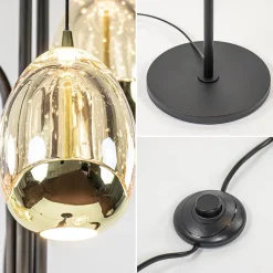 Straluma Klassieke LED vloerlamp Egg inclusief LED><noscript><img width=