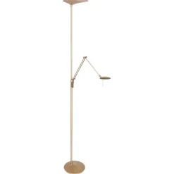 Straluma Klassieke LED vloerlamp met uplighter en leeslamp> Vloerlampen|Leeslampen