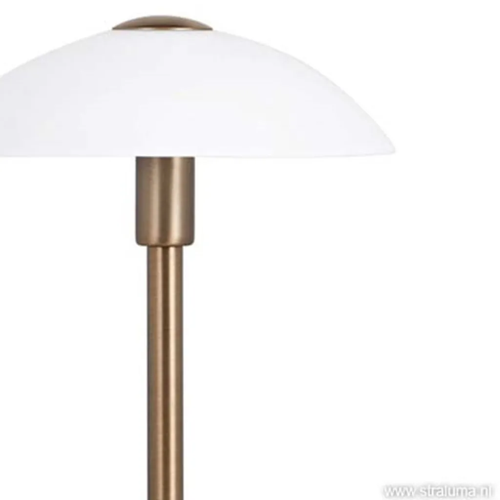 Straluma Klassieke tafellamp brons touchdimmer> Nachtkastlampen|Touch Lampen