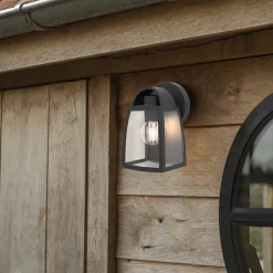 Straluma Kleine buitenlamp lantaarn wand mat zwart></noscript> Wandlampen|Buitenlampen