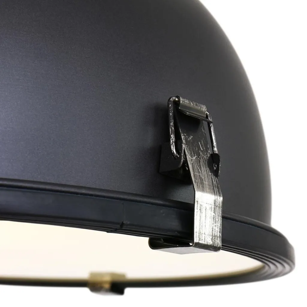 Straluma Kleine hanglamp Bikkel zwart industrieel> Keukenverlichting|Halverlichting