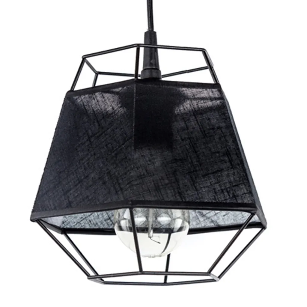 Straluma Kleine hanglamp draad zwart met stof> Draadlampen|Pendel Lampen