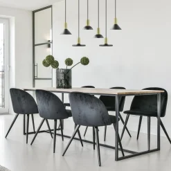 Straluma Kleine hanglamp driehoek zwart met brons><noscript><img width=