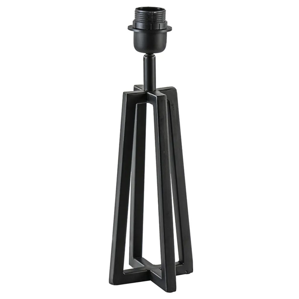 Straluma Kleine tafellamp Miley mat zwart exclusief kap> Lampenvoeten|Light and Living