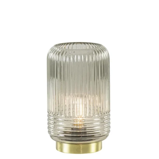 Straluma Kleine tafellamp warm lichtgrijs op batterijen Lipa van L&L> Tafellampen|Light and Living
