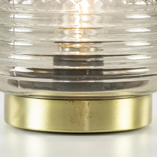 Straluma Kleine tafellamp warm lichtgrijs op batterijen Lipa van L&L> Tafellampen|Light and Living