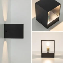 Straluma Kleine wandlamp up+down G9 zwart><noscript><img width=