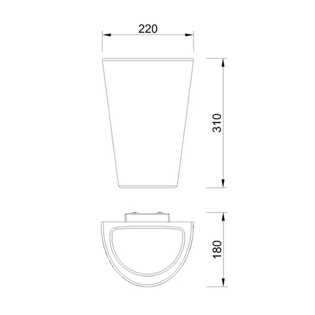 Straluma Kunststof buitenlamp wit IP54> Wandlampen|Buitenlampen
