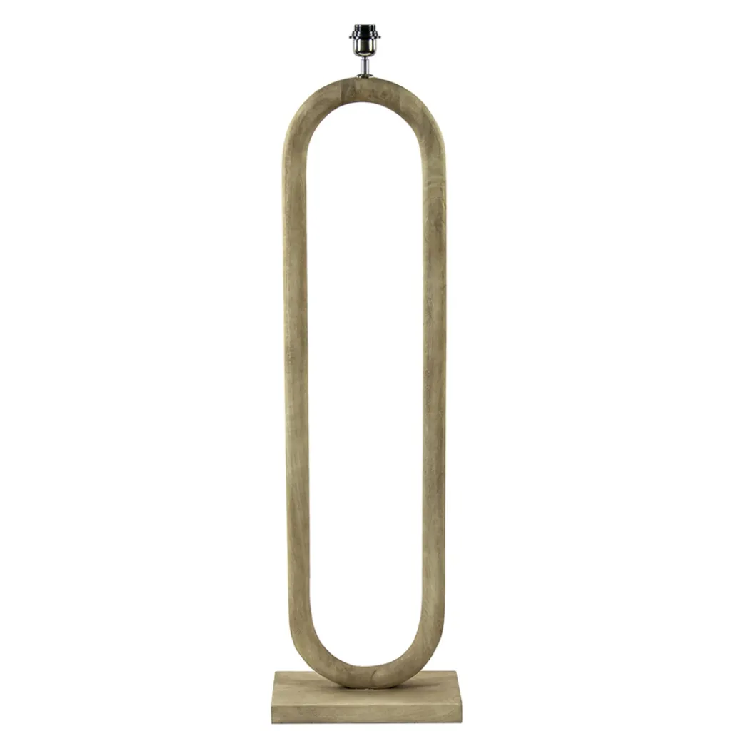 Straluma Lampvoet / vloerlamp Paceco hout naturel> Vloerlampen|Lampenvoeten