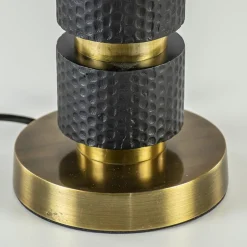 Straluma Lampvoet Azoyu zwart/brons exclusief kap></noscript> Lampenvoeten|Light and Living