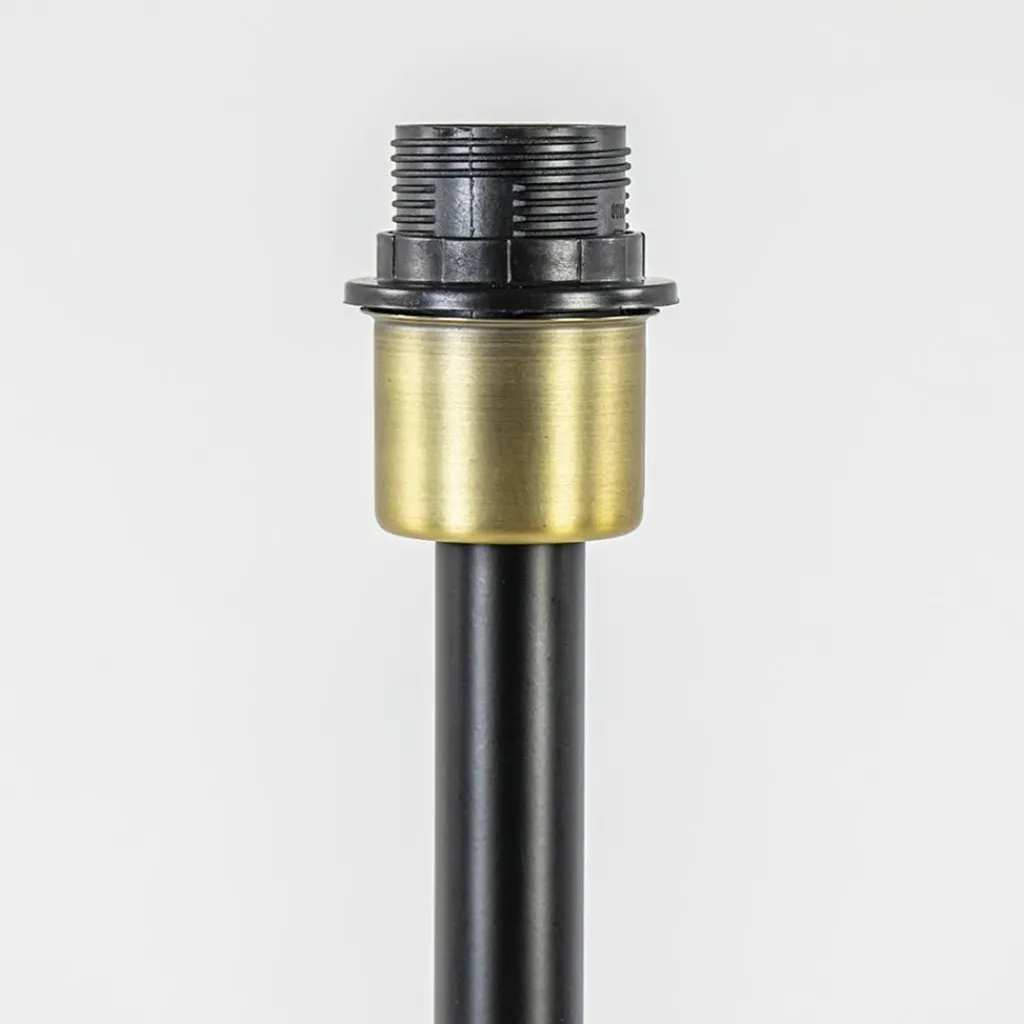 Straluma Lampvoet Rodrigo antiek brons / mat zwart excl. kap> Tafellampen|Lampenvoeten