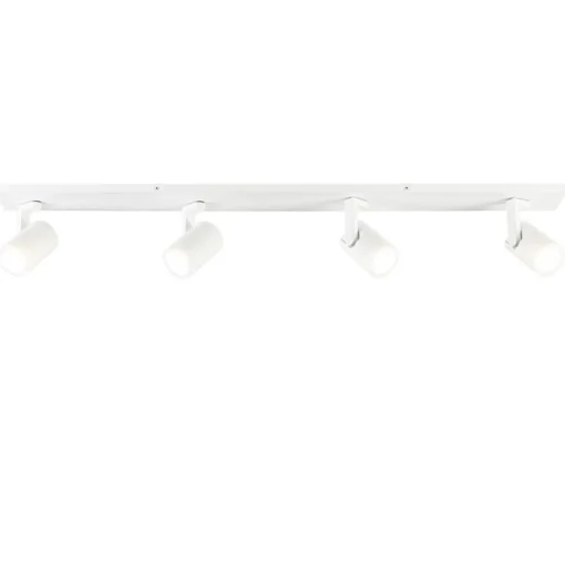 Straluma Langwerpige 4-lichts opbouwspot mat wit GU10> Opbouwspots|Halverlichting