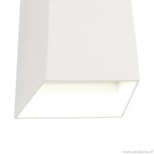 Straluma LED buitenlamp up+down wit aluminium IP54> Wandlampen|Buitenlampen