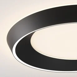 Straluma LED plafondlamp Tidal mat zwart> Plafondlampen|LED Plafondlampen