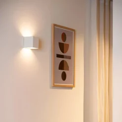 Straluma LED wandlamp oplaadbaar wit vierkant IP54><noscript><img width=