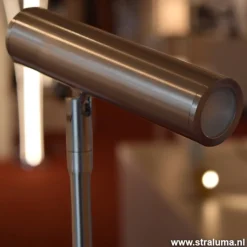 Straluma Leeslamp nikkel led + tastdimmer><noscript><img width=