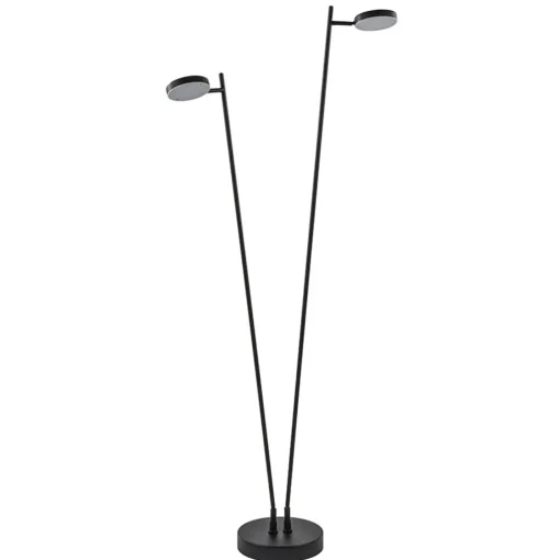 Straluma 2-Lichts design vloerlamp LED op batterij dimbaar> Vloerlampen|Leeslampen