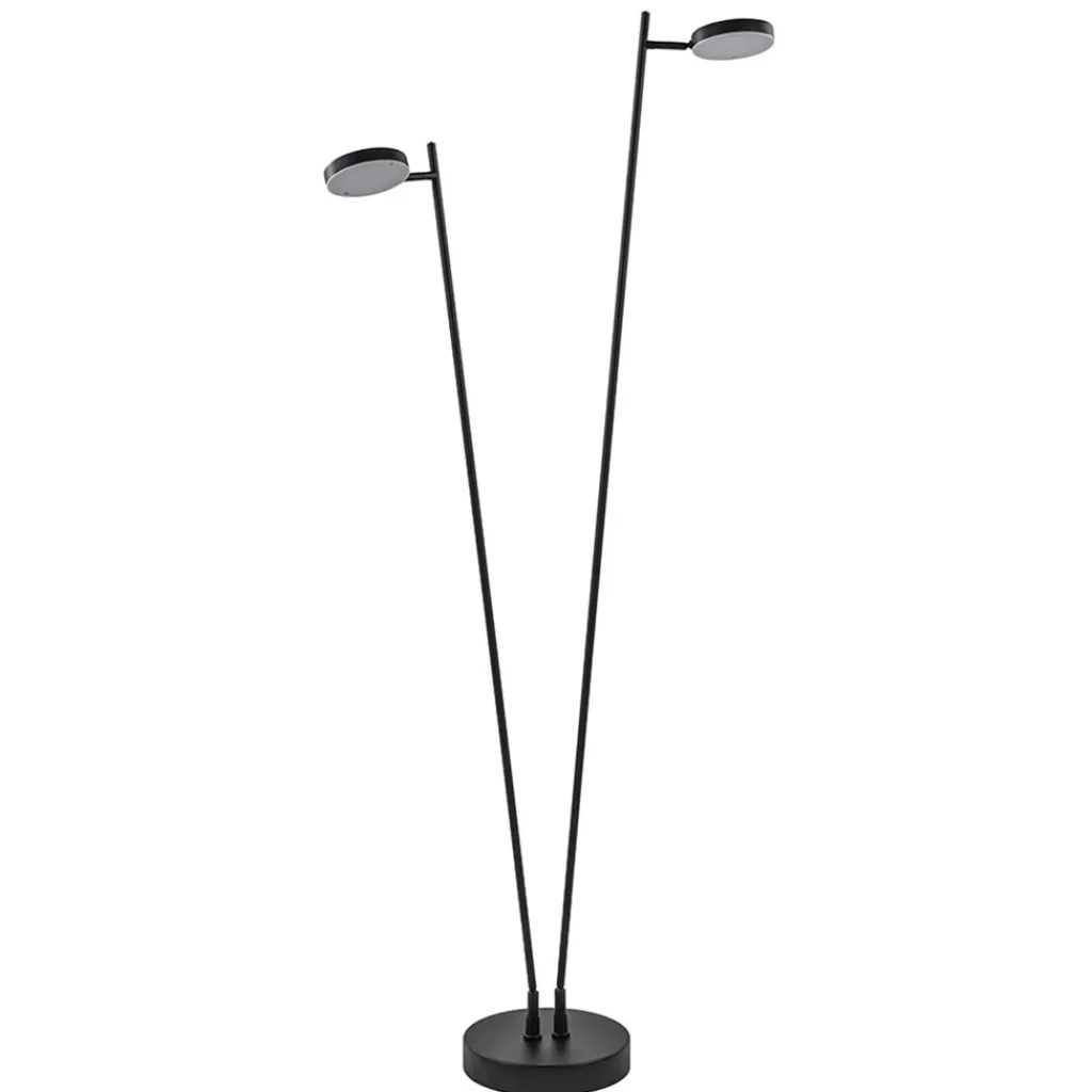 Straluma 2-Lichts design vloerlamp LED op batterij dimbaar> Vloerlampen|Leeslampen