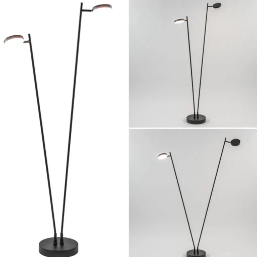 Straluma 2-Lichts design vloerlamp LED op batterij dimbaar> Vloerlampen|Leeslampen