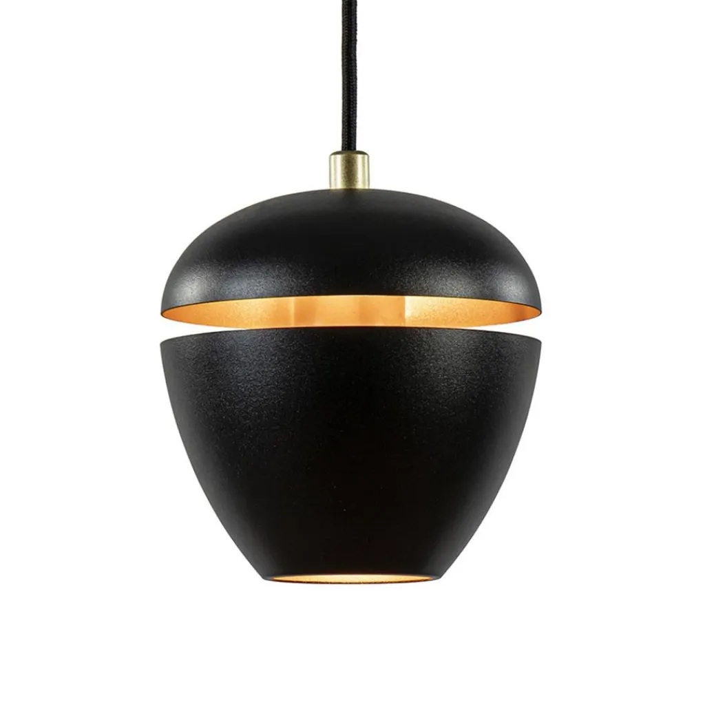 Straluma 4-Lichts eettafelhanglamp mat zwart met goud> Eettafellampen|Eetkamerverlichting