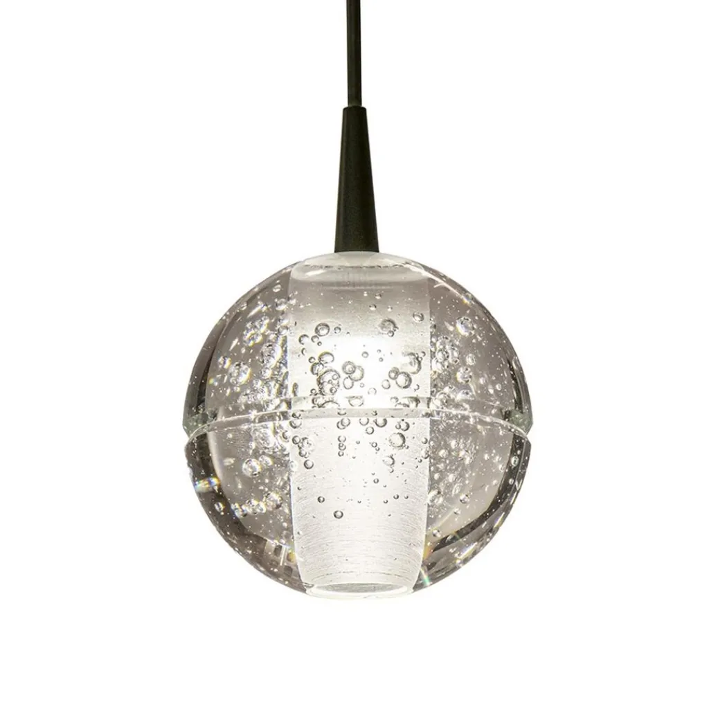 Straluma 5-Lichts LED eettafelhanglamp helder glazen bollen> Hanglampen|Eettafellampen