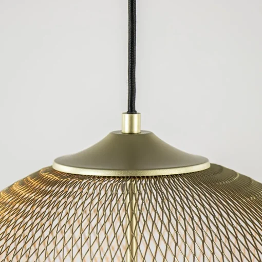 Straluma 3-Lichts ronde hanglamp goud/mat zwart> Hanglampen|Eettafellampen