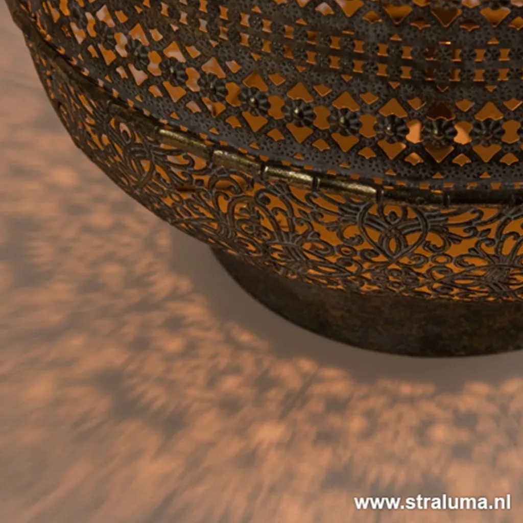 Straluma Light & Living lantaarn-tafellamp Udupi> Light and Living|Woonkamerlampen