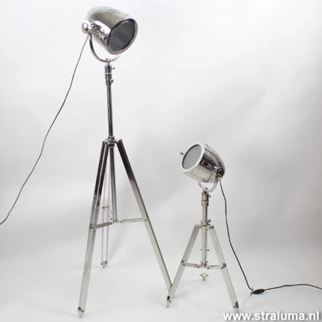 Straluma Light & Living Vloerlamp Taylor zilver> Driepoot lampen|Light and Living
