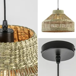 Straluma Light and Living hanglamp Latika zeegras naturel><noscript><img width=