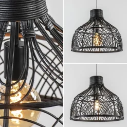 Straluma Light and Living hanglamp Pocita zwart><noscript><img width=