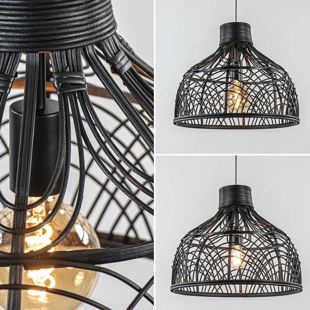 Straluma Light and Living hanglamp Pocita zwart> Light and Living|Eetkamerverlichting