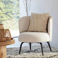 Straluma Light and Living stoel Dieyda créme met zwarte poot><noscript><img width=