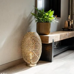Straluma Light and Living tafellamp Sinula goud groot><noscript><img width=