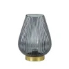 Straluma Light and Living tafellamp Tajera op batterij grijs/goud> Tafellampen|Light and Living