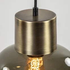 Straluma Luxe 7-lichts videlamp zwart/brons met smoke glas><noscript><img width=