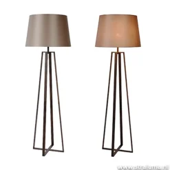 Straluma Luxe Staande lamp bruin met kap><noscript><img width=