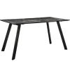 Straluma Mango houten eettafel 140x80 cm zwart> Eettafels