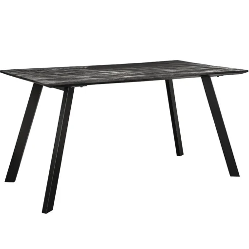 Straluma Mango houten eettafel 140x80 cm zwart> Eettafels