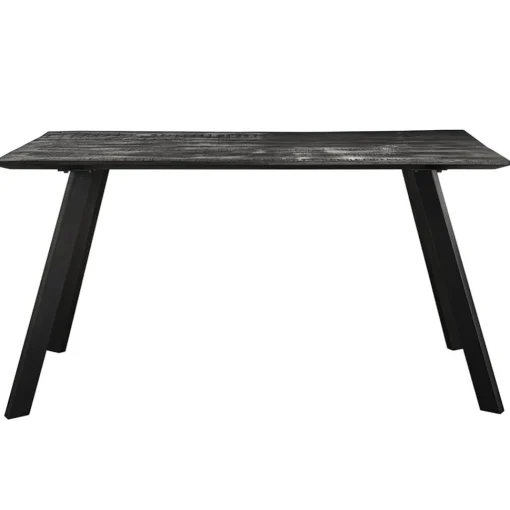Straluma Mango houten eettafel 140x80 cm zwart> Eettafels
