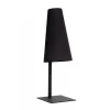 Straluma Mat zwarte tafellamp inclusief zwarte kap> Tafellampen|Schemerlampen
