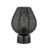 Straluma Mat zwarte tafellamp Suneko Light and Living> Tafellampen|Draadlampen