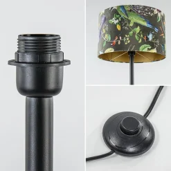 Straluma Mat zwarte vloerlamp Dennis Light & Living></noscript> Vloerlampen|Lampenvoeten