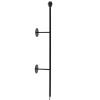 Straluma Mat zwarte wandlamp Soriano exclusief kap> Wandlampen|Light and Living