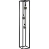 Straluma Metalen design vloerlamp zwart frame rechthoek> Vloerlampen|Design Verlichting