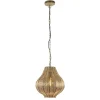 Straluma Micha grote goud hanglamp oosters landelijk Light & Living> Eettafellampen|Light and Living