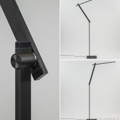 Straluma Moderne design vloer/leeslamp met dimbaar LED><noscript><img width=