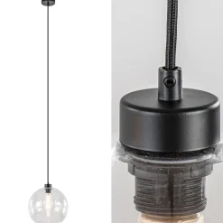 Straluma Moderne hanglamp met helder glas 30 cm> Keukenverlichting|Halverlichting