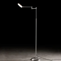 Straluma Moderne LED leeslamp vloerlamp aluminium mat><noscript><img width=