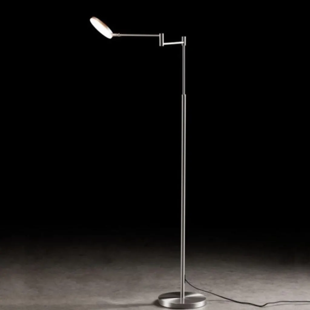 Straluma Moderne LED leeslamp vloerlamp aluminium mat> Vloerlampen|Leeslampen